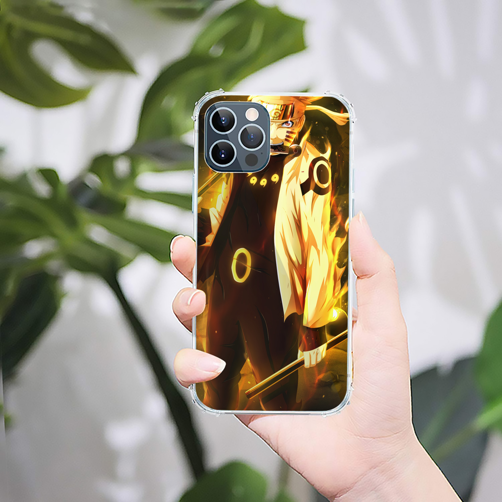 （画像用） NARUTO -ナルト- NARUTO -ナルト- 疾風伝 【iPhone 12シリーズ対応】透明スマホケース（クリアソフトケース）